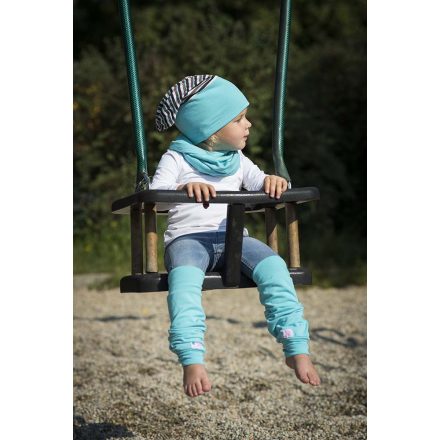 Schlauchmütze, 3gestreift, blau-weiß-braun