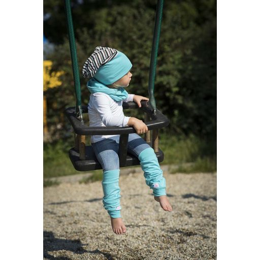 Schlauchmütze, 3gestreift, blau-weiß-braun