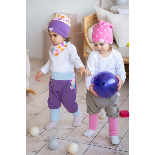 Beanie, pöttyös, pink