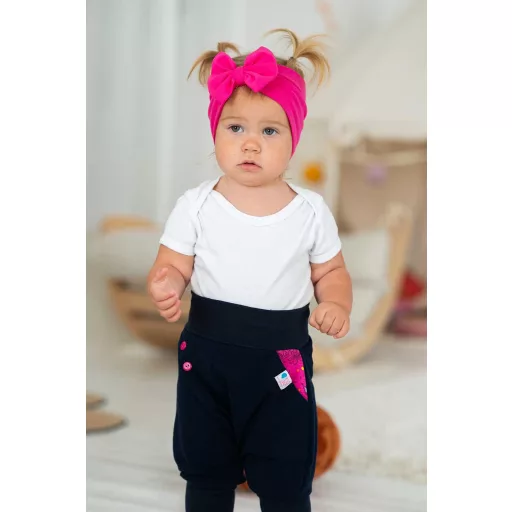 Masnis fejpánt, egyszínű, fuchsia