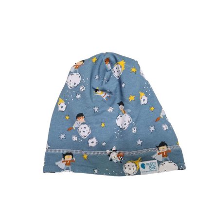 Schlauchmütze, zweilagig extra, Superheld, blau