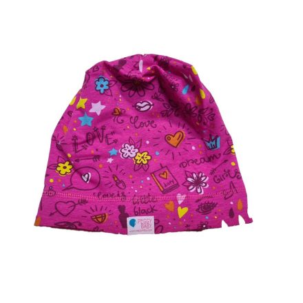 Schlauchmütze, zweilagig extra, Fuchsia, pink