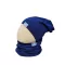 Beanie kétrétegű extra, kék