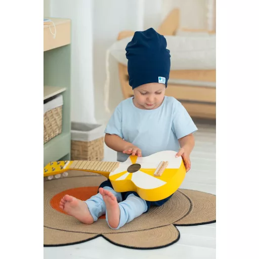 Beanie kétrétegű extra, kék