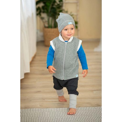Knotenmütze, fleece, fleece, dunkelgrau