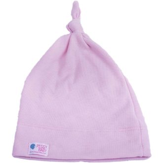 Flauschige Mütze, fleece, einfarbig, rosa