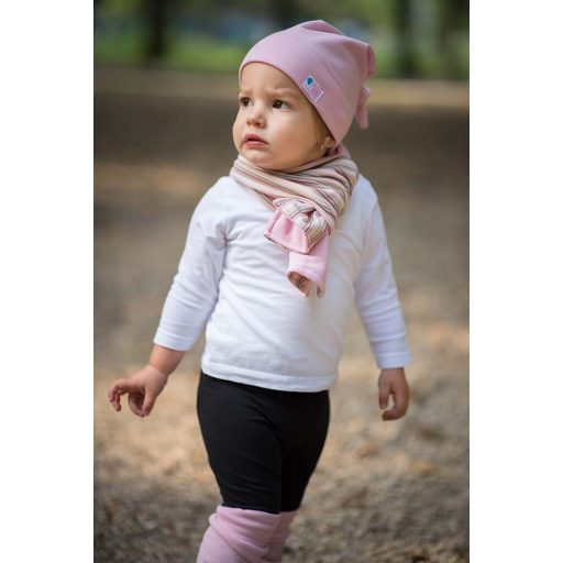 Flauschige Mütze, fleece, einfarbig, rosa