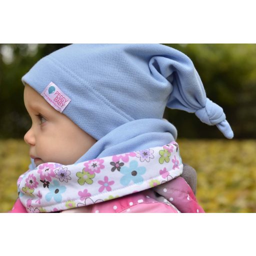 Flauschige Mütze, fleece, einfarbig, hellblau