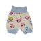 Sommer-Shorts, Eule, blau