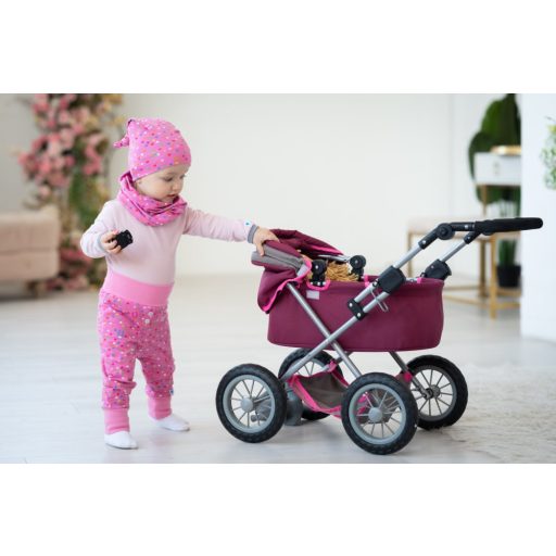 Bauchhose, Glückshufeisen, rosa, mit Knopf