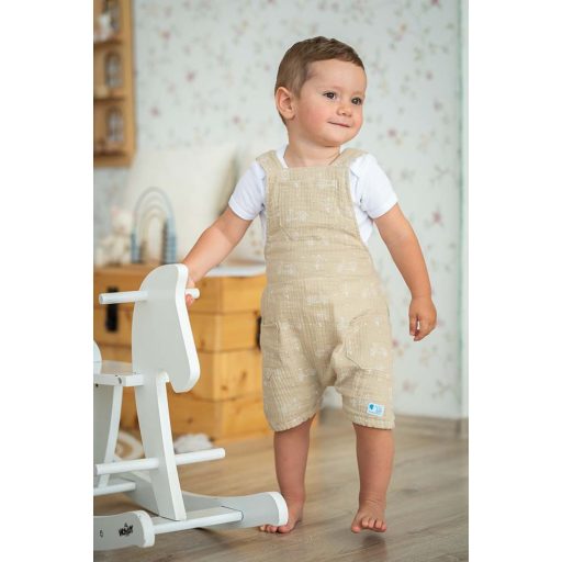 Trägerhose, Roller, sand