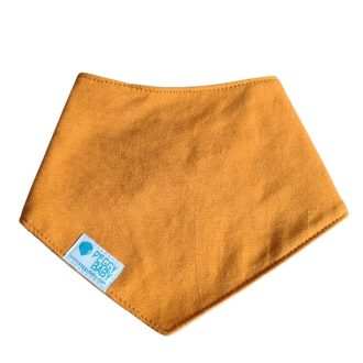 Nyálkendő, mustársárga, egyszínű