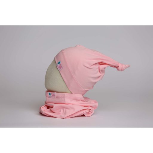Csősál, egyszínű, világos-pink