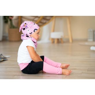 Schlauchschal, zweilagig extra, halloween, rosa