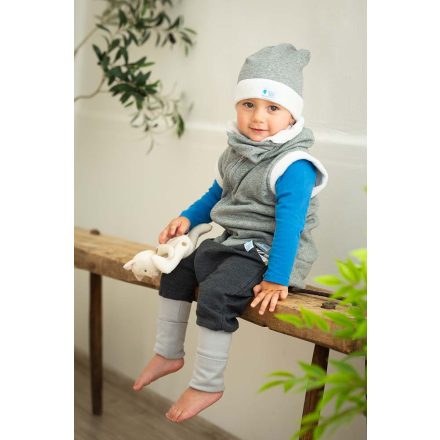 Winter-Schlauchschal, fleece, fleece, dunkelgrau