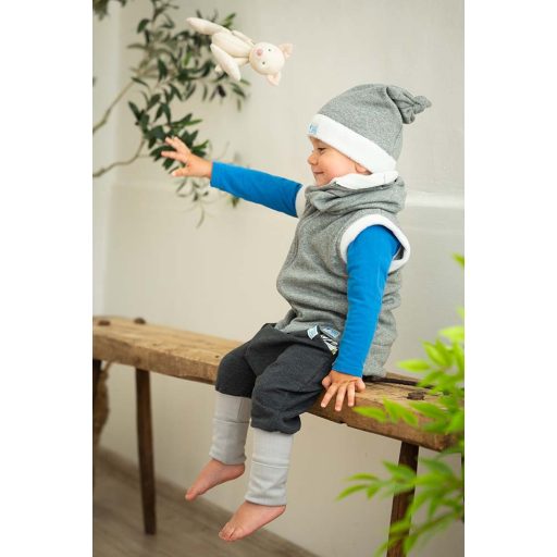Winter-Schlauchschal, fleece, fleece, dunkelgrau