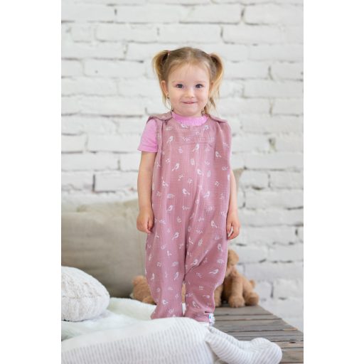 Sommer-Schlafsack für Krabbelkinder, Vogel, mauve