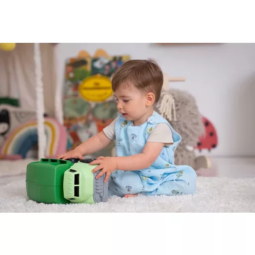 Kánikula tipegő hálózsák, 0.5 TOG, robot, világoskék